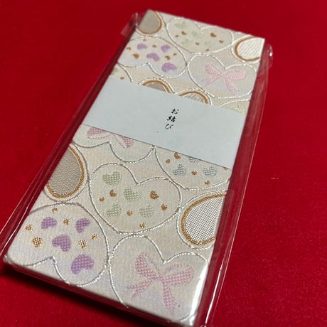 お結び帳　縦18×横8センチ　24 山   きなり和紙また白和紙またはピンク和紙