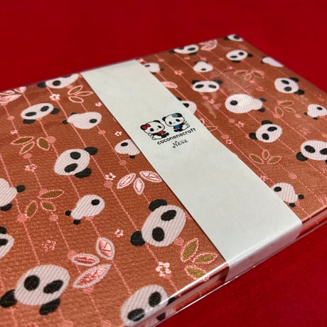 シャンパンちゃん🥂🐼　B5見開き御朱印帳  24 山　neneバンド付き