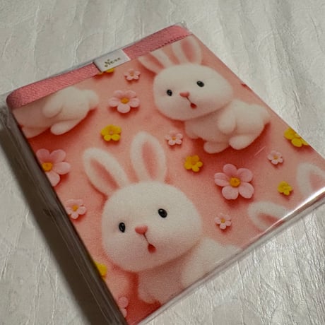ラジキュー【大きなキューブ】12×12センチ　ピンク和紙