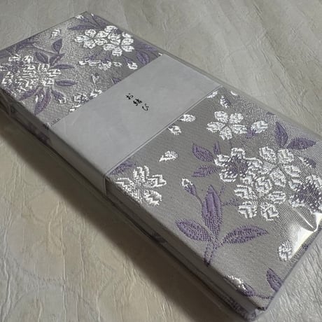 お結び帳　縦18×横8センチ　24山   白和紙