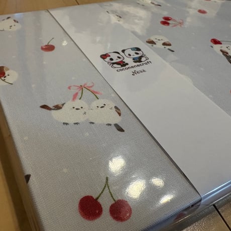 B5見開き御朱印帳　24山　きなり和紙　nene バンド付き