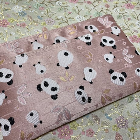 🐼ご朱印帳ケース   通常御朱印帳1冊用サイズ　ピンク