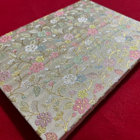 限定1冊10%オフ【🔴予約販売🔴】B5見開き御朱印帳  24山　きなり和紙　neneバンド付き