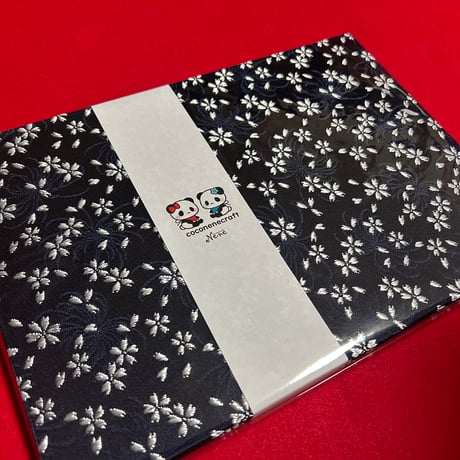 白菊紙のB5見開き御朱印帳  24山  neneバンド付き