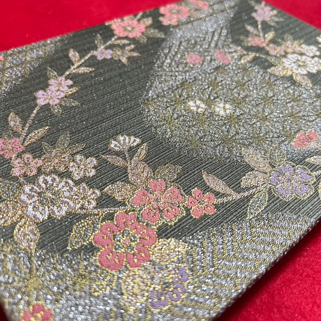 限定1冊10%オフ【🔴予約販売🔴】B5見開き御朱印帳  24山　きなり和紙nene バンド付き