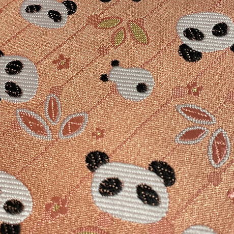 通常御朱印帳　18×12㍉　シャンパン🍾🐼　24山　バンド付き