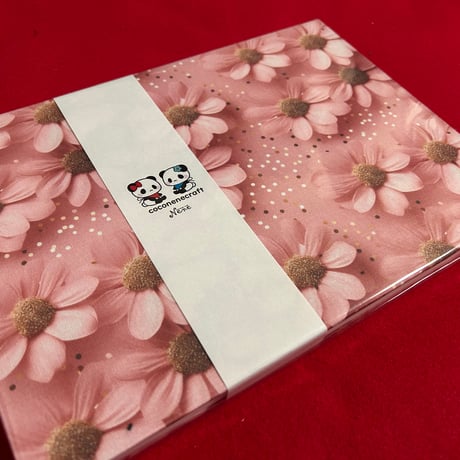 B5見開き御朱印帳  24山　白和紙　nene バンド付き