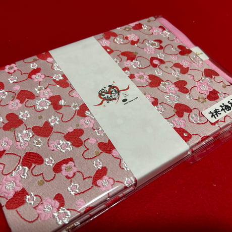 1冊限定🩷桃梅紙のリトル帳　24山　バンド付き