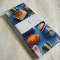 お結び帳　縦18×横8センチ　24山   きなり和紙