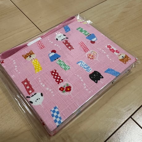 ハーフ御朱印帖 縦9センチ横12センチ  24山  nene  バンド付き