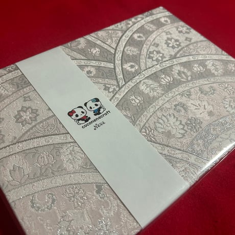 B5見開き御朱印帳  24山　きなり和紙　nene バンド付き