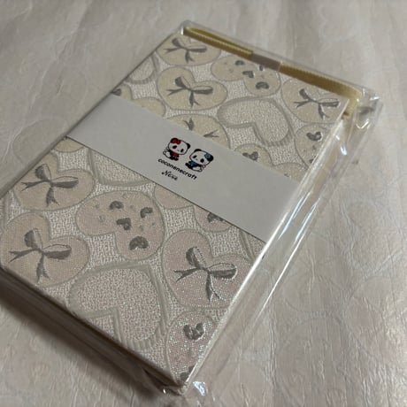 🟡梅柄和紙　4色レインボー🌈の御朱印帳　32山（白梅、桃梅、黄梅、紫梅）バンド付き