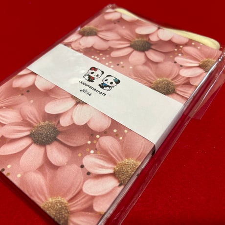 通常御朱印帳　18×12㍉　秋桜　24山　バンド付き