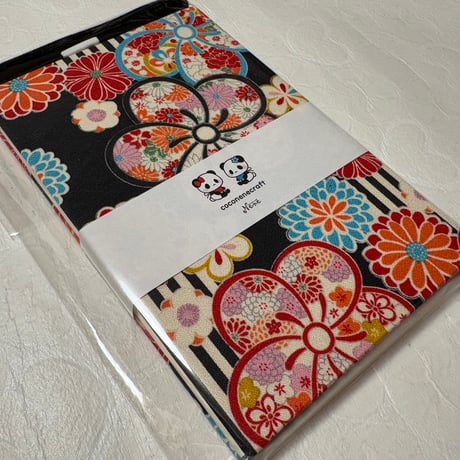 通常御朱印帳　18× 12㍉　きなり和紙　24山　バンド付き