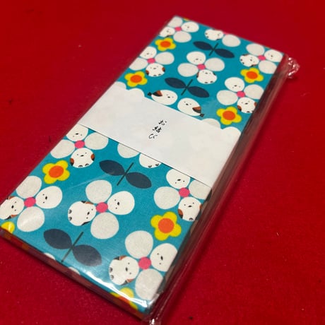 お結び帳　縦18×横8センチ　24山   白和紙