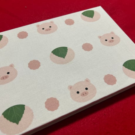 🔴予約販売🔴【リトル帳】きなり和紙　24山 バンド付