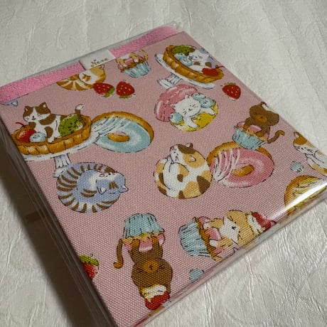 ラジキュー【大きなキューブ】12×12センチ　ピンク和紙