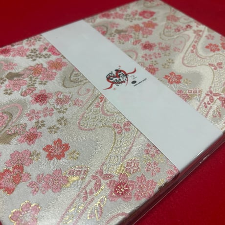 白菊紙のB5見開き御朱印帳  24山  neneバンド付き