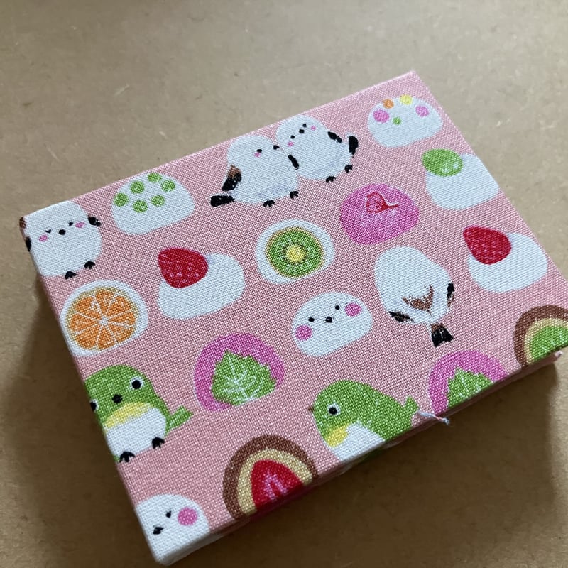 ミニ御朱印帳 縦6×横8㌢ きなり和紙 24山 バンド付 | coconenecraft