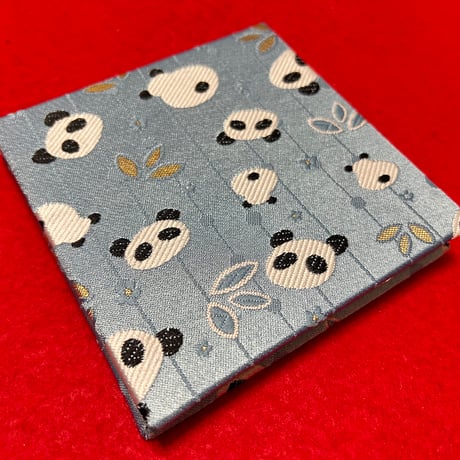 おおきなキューブ💓　みずぱん🐼　12×12㌢　24山　きなり和紙または白和紙　バンド付き