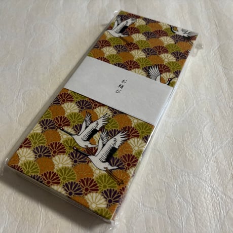 お結び帳　縦18×横8センチ　24山   きなり和紙