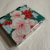 🌼ミニ御朱印帳　縦6×横8㌢ きなり和紙　24山   バンド付