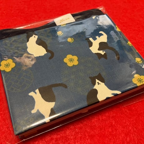 ハーフ御朱印帳 【縦9×横12㌢】 ブルー和紙　 2 4 山     バンド付き