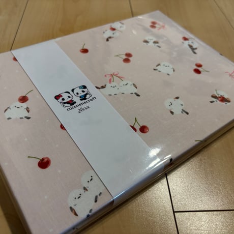 B5見開き御朱印帳　24山　きなり和紙　nene バンド付き