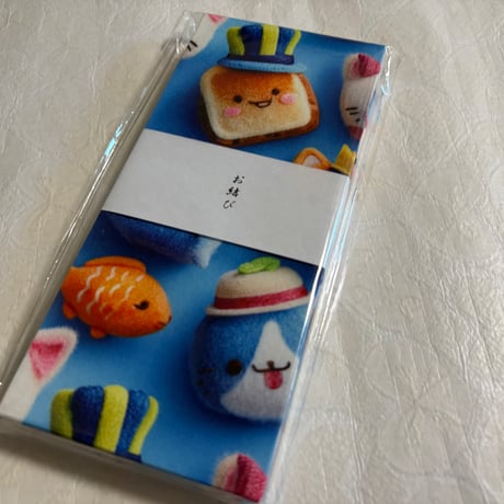 お結び帳　縦18×横8センチ　24山   きなり和紙
