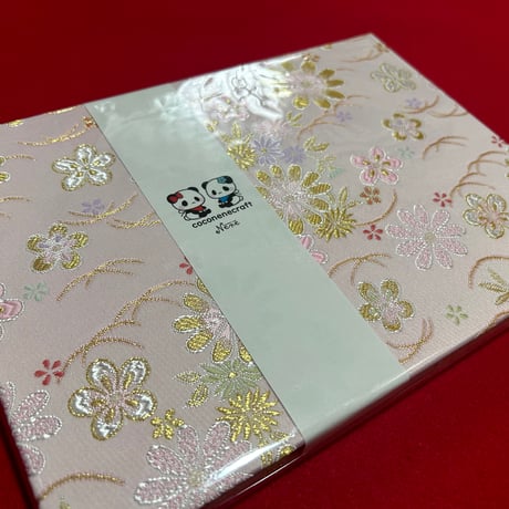 B5見開き御朱印帳  24山　きなり和紙  nene バンド付き