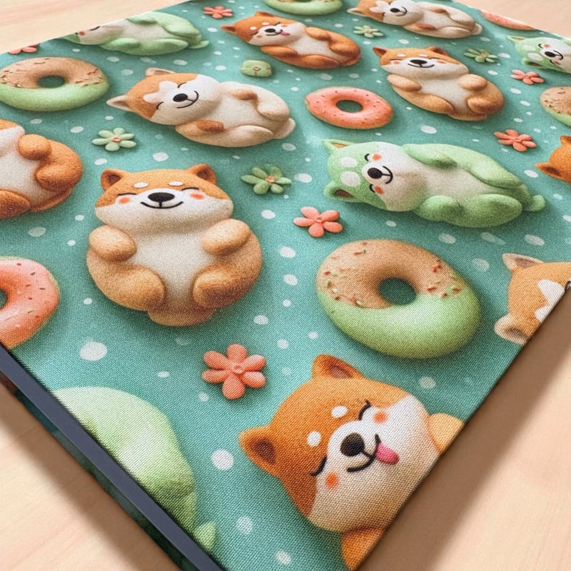 【まゆにゃん】　ステキなネモフィラ　見開き御朱印です ネコとネモフィラの御朱印🐈 . . SNSで見つけてどーしても欲しく