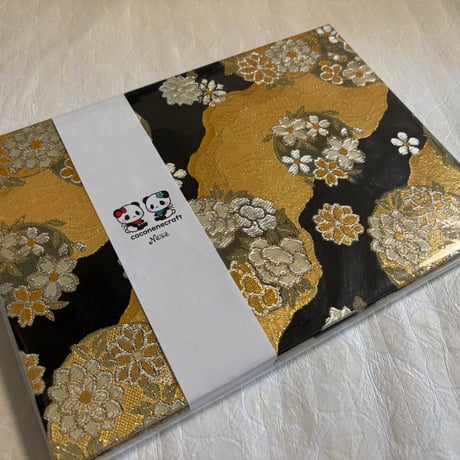 【即日発送】B5見開き御朱印帳  24山　きなり和紙   neneバンド