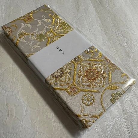 お結び帳　縦18×横8センチ　24山   白和紙