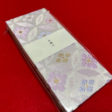 ラスト１冊💜お結び帳　縦18×横8センチ　24山   きなり和紙