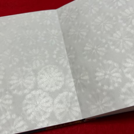 白菊和紙の御朱印帳　30山　neneバンド付き