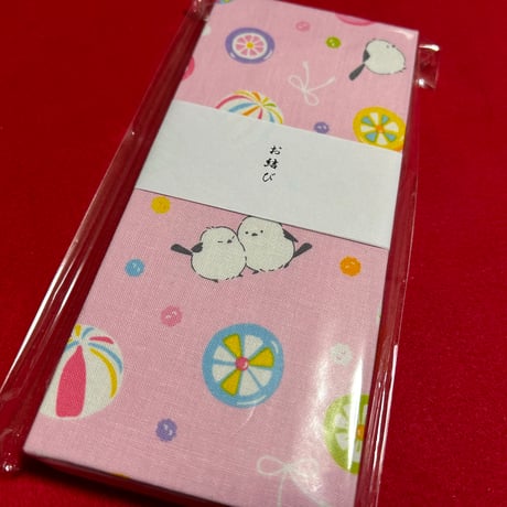 お結び帳　縦18×横8センチ　24 山   きなり和紙またはピンク和紙