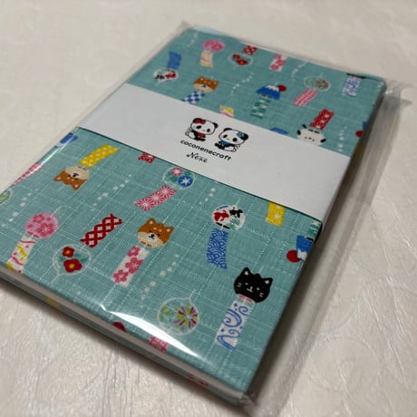 通常御朱印帳　18× 12㍉　白和紙　24山　バンド付き