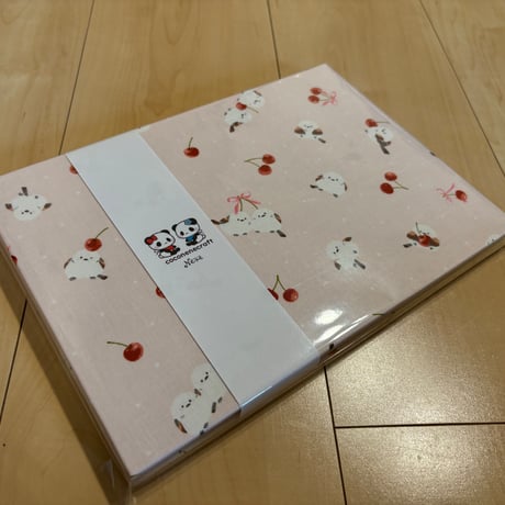B5見開き御朱印帳　24山　きなり和紙　nene バンド付き
