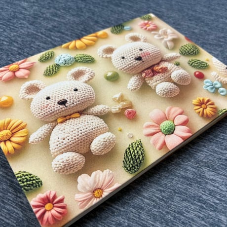 【予約販売】リトル御朱印帳 24山  きなり和紙   バンド付き