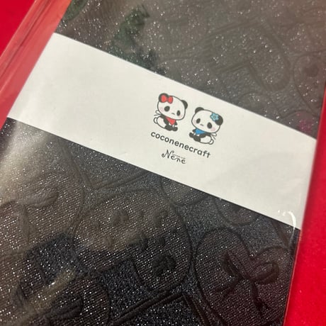 すらっと帳　縦24センチ横12センチ　24山　バンド付き