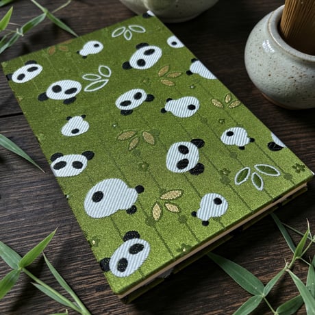 新色【通常サイズ】お茶🍵ぱん🐼　ねねバンド付き