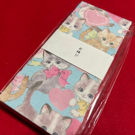 お結び帳　縦18×横8センチ　24 山 ブルー和紙