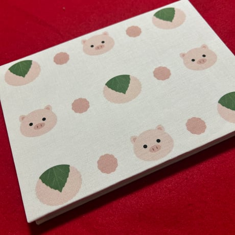 🔴予約販売🔴【リトル帳】きなり和紙　24山 バンド付