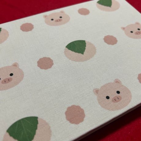 🔴予約販売🔴【リトル帳】きなり和紙　24山 バンド付