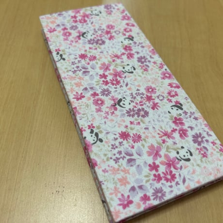 お結び帳　縦18×横8センチ　24 山  ピンク和紙