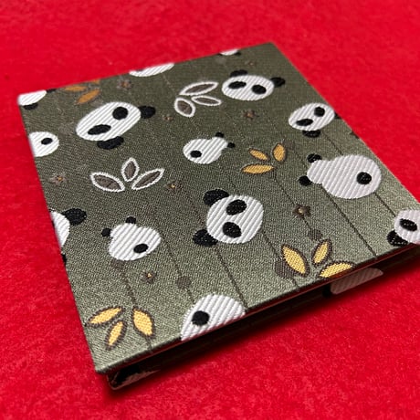 おおきなキューブ💓　オリーブぱん🐼　12×12㌢　24山　きなり和紙または白和紙　バンド付き