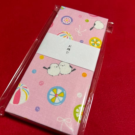 お結び帳　縦18×横8センチ　24 山   きなり和紙またはピンク和紙