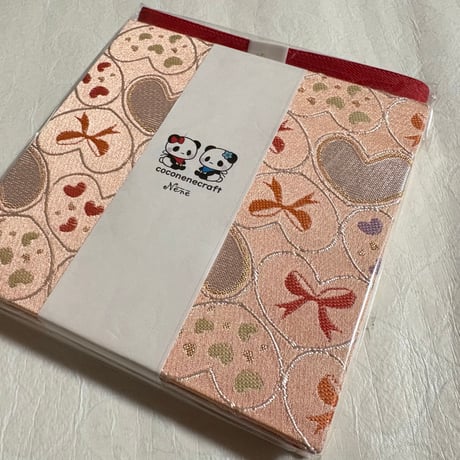 もっとラジキュー  15×15㌢　24山　きなり和紙  　バンド付き
