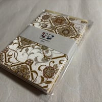 🟡梅柄レインボー御朱印帳　32山（白梅、桃梅、黄梅、紫梅）バンド付き