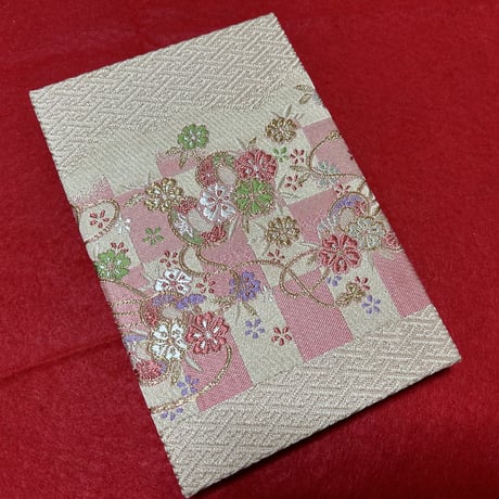 通常サイズ【12×18センチ】 24山 きなり和紙また は 白和紙  バンド付き